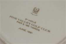 Pine Valley Golf Club John Arthur Brown Trophy Lenox Plate - Featuring 3rd Hole