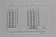 Ben Hogan Signed Augusta National Golf Club Scorecard JSA FULL #Z19008