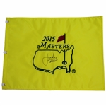 Jordan Spieth Signed 2015 Masters Embroidered Flag - Full Signature! JSA ALOA