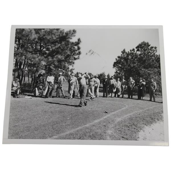 Jack Burke, Gene Sarazen, & Frank Stranahan US Open 9x7 Wire Photo