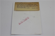 Jack Burke 1956 PGA Trophy & Pre-Swing 8x10 Wire Photos