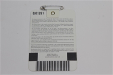 2001 Masters Tournament Series Badge #Q01281 - Tiger's 2nd Green Jacket