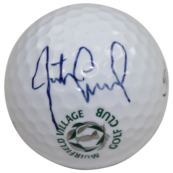 Justin Leonard Signed The Memorial Tournament Logo Golf Ball JSA ALOA