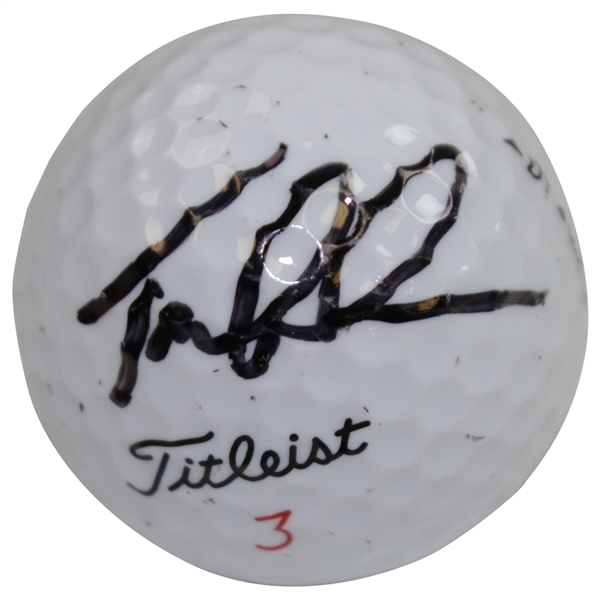 Tom Lehman Signed Personal TL Logo Golf Ball JSA ALOA