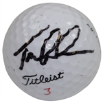 Tom Lehman Signed Personal TL Logo Golf Ball JSA ALOA