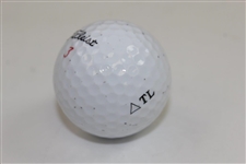 Tom Lehman Signed Personal TL Logo Golf Ball JSA ALOA