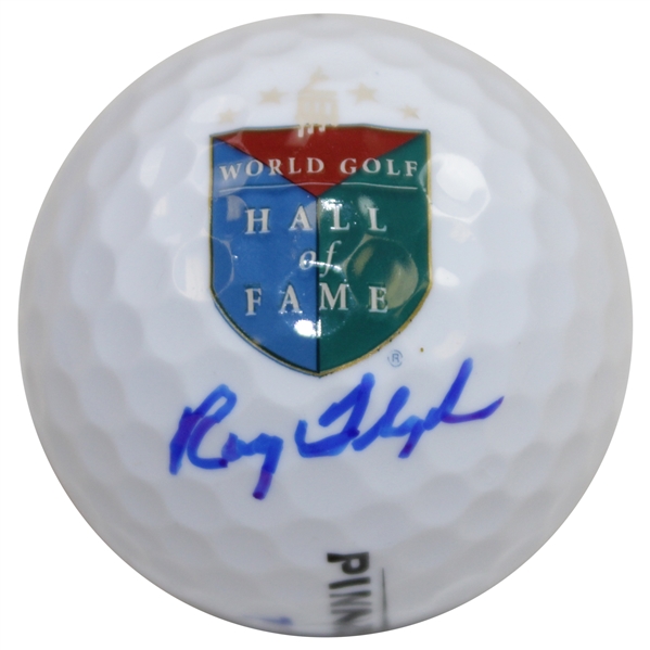 Ray Floyd Signed World Golf Hall of Fame Logo Golf Ball JSA #FF75660