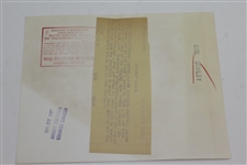 Bob Goalby 1961 Wire Photos from LA Open & Bing Crosby