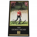 George Archer Signed Grand Slam Ventures Golf Card JSA ALOA