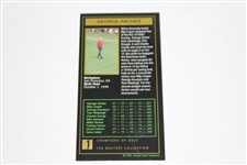 George Archer Signed Grand Slam Ventures Golf Card JSA ALOA