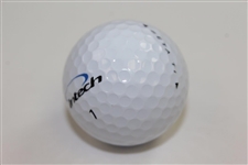 Rickie Fowler Signed Intech Logo Golf Ball JSA ALOA