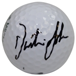 Dustin Johnson Signed The Memorial Tournament Logo Golf Ball JSA ALOA