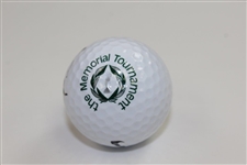 Dustin Johnson Signed The Memorial Tournament Logo Golf Ball JSA ALOA