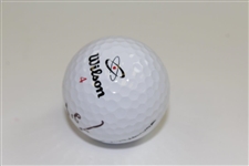 Sei Re Pak Signed Wilson Logo Golf Ball JSA ALOA