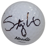 Stacy Lewis Signed Noodle Logo Golf Ball JSA ALOA