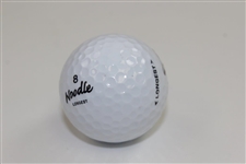 Stacy Lewis Signed Noodle Logo Golf Ball JSA ALOA
