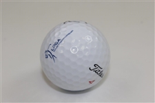 Annika Sorenstam Signed Titleist Logo Golf Ball JSA ALOA