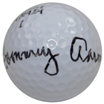 Tommy Aaron Signed TopFlite Logo Golf Ball JSA ALOA
