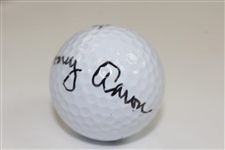 Tommy Aaron Signed TopFlite Logo Golf Ball JSA ALOA