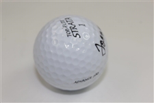 Tommy Aaron Signed TopFlite Logo Golf Ball JSA ALOA