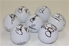 LPGA Stars Davies, Kim, Kerr, Gulbis, Mika & Ai Miyazota, & Lopez Signed Golf Balls JSA ALOA