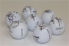 LPGA Stars Davies, Kim, Kerr, Gulbis, Mika & Ai Miyazota, & Lopez Signed Golf Balls JSA ALOA