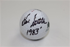 Hal Sutton Signed The Riviera Country Club Logo Golf Ball with 1983 Notation JSA ALOA