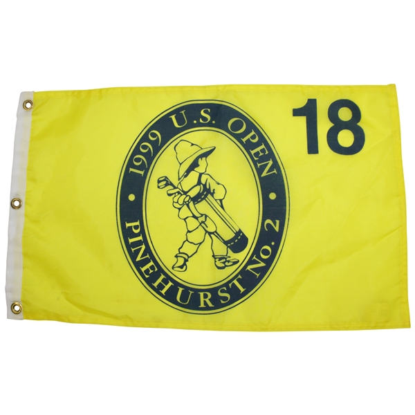 1999 US Open at Pinehurst No. 2 Screen Flag with Original Tag - Payne Stewart Win
