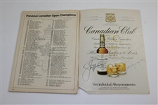 Jack Nicklaus Signed 1979 Canadian Open Program with Many Others JSA ALOA