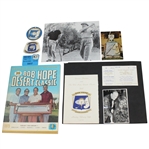 1973 Bob Hope Classic - Palmers Last PGA Victory - Misc. Lot Including Signed 8x10 JSA ALOA
