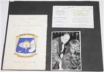 1973 Bob Hope Classic - Palmer's Last PGA Victory - Misc. Lot Including Signed 8x10 JSA ALOA