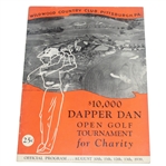 1939 $10K Dapper Dan Open Golf Tournament Program - Ralph Guldahl Winner - Arnies First!