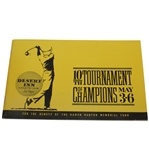 1962 Tournament of Champions Program - Arnold Palmer Win