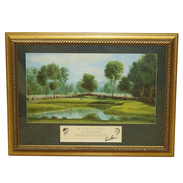 Arnold Palmer Signed 1960 US Open at Cherry Hills CC Print - Framed JSA ALOA