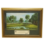 Arnold Palmer Signed 1960 US Open at Cherry Hills CC Print - Framed JSA ALOA