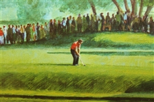 Arnold Palmer Signed 1960 US Open at Cherry Hills CC Print - Framed JSA ALOA