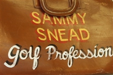 Sam Snead's '1952 Masters Champion - Sammy Snead Professional' Leather Bag