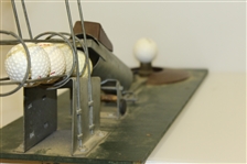 Spalding Vintage Mechanical Golf Driving Range Tee Device - Works
