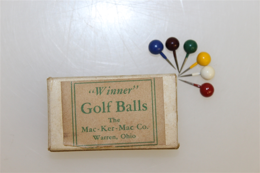 1930's Winner Golf Game MAC-KER-MAC Warren Ohio  - Original Box