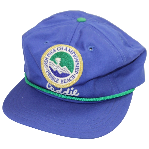 59th PGA Championship at Pebble Beach Blue Caddie Hat