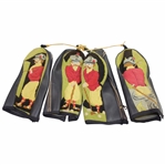 Classic Embroidered Red Jacket Golfer Head Covers