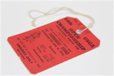 1964 US Open at Congressional CC First Rd Ticket #C1037 - Ken Venturi Winner