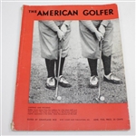Three Bobby Jones on Cover 'American Golfer' Magazines - 1930, 1931, & 1932