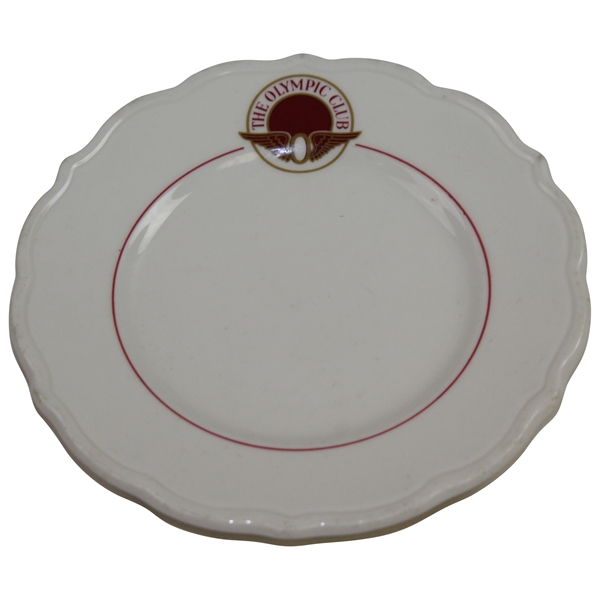 Circa 1970 The Olympic Club Syracuse China Plate - 6 1/2" Diameter