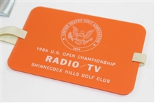 Six Various US Open, US Amateur, & The OPEN Championship Press Passes/Credentials/Arm Bands
