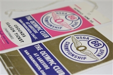 1966 US Open at The Olympic Club Unused Grounds Playoff Ticket #11 & Empty Coupon Booklet