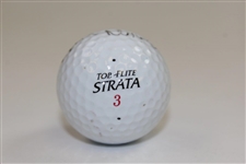 Lee Trevino Signed Personal Game Used Strata Golf Ball JSA ALOA