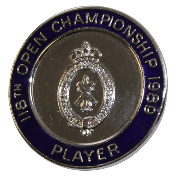 Chip Becks 1989 The OPEN Championship at Royal Troon Contestant Badge