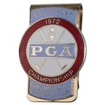 JC Sneads 1972 PGA Championship at Oakland Hills CC Contestant Badge