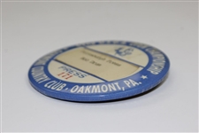 1962 US Open at Oakmont CC Press Badge #171 - Jack Defeats Arnie in Playoff